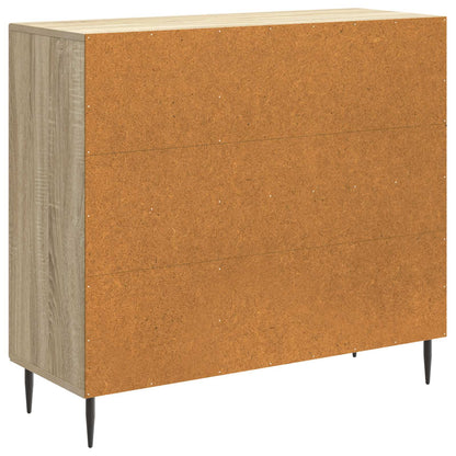Servírovací Skříň Dub Sonoma 89 X 34,5 X 80 Cm Kompozitní Dřevo