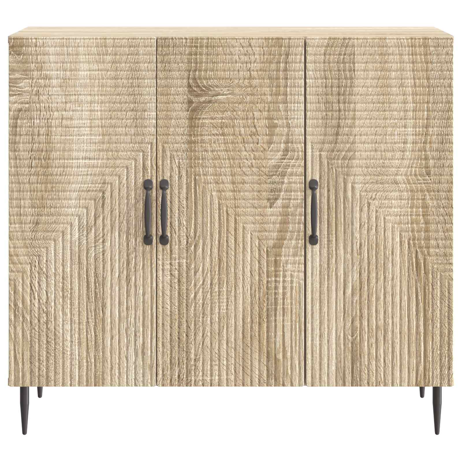 Servírovací Skříň Dub Sonoma 89 X 34,5 X 80 Cm Kompozitní Dřevo