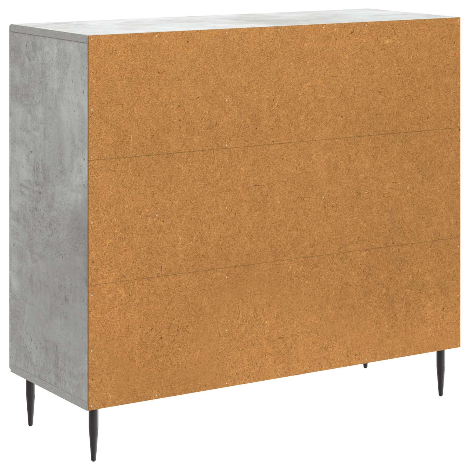 Servírovací Skříň Betonově Šedá 89 X 34,5 X 80 Cm