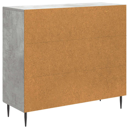 Servírovací Skříň Betonově Šedá 89 X 34,5 X 80 Cm