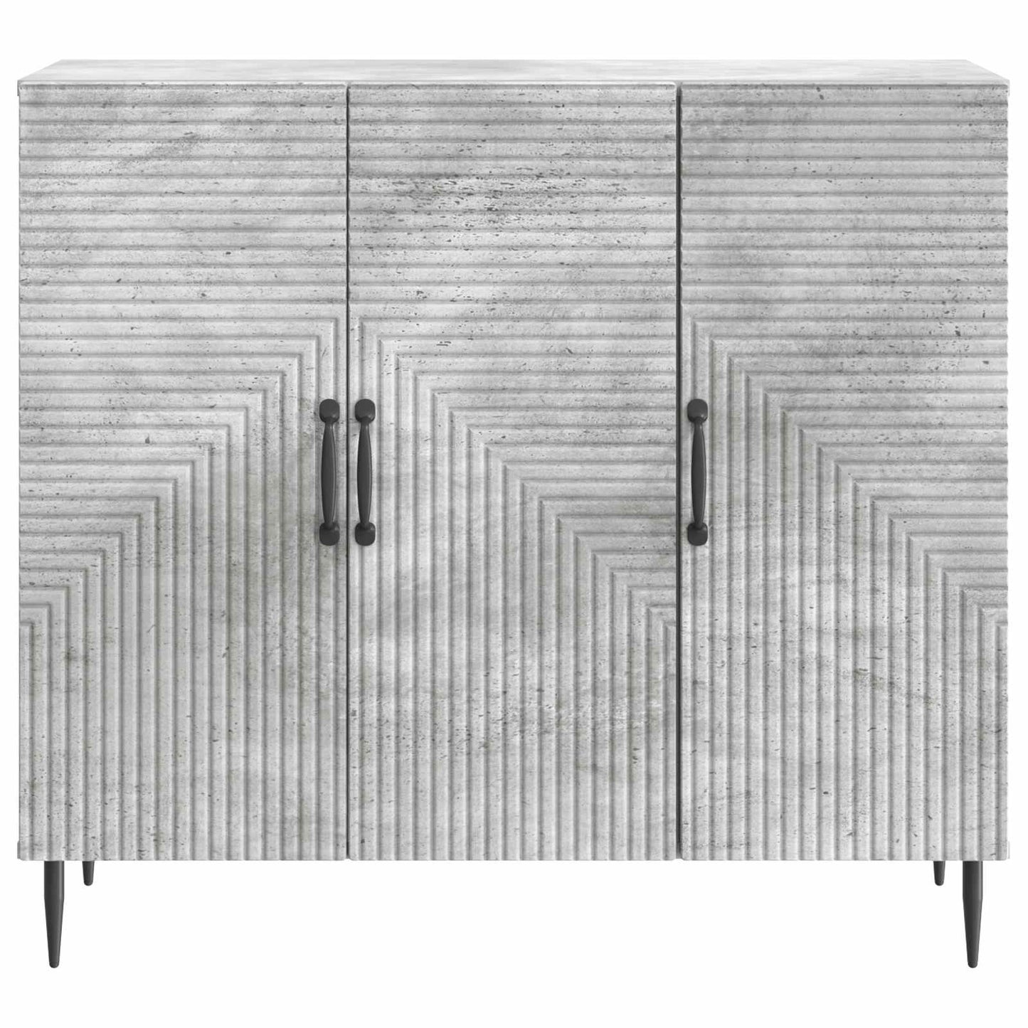 Servírovací Skříň Betonově Šedá 89 X 34,5 X 80 Cm