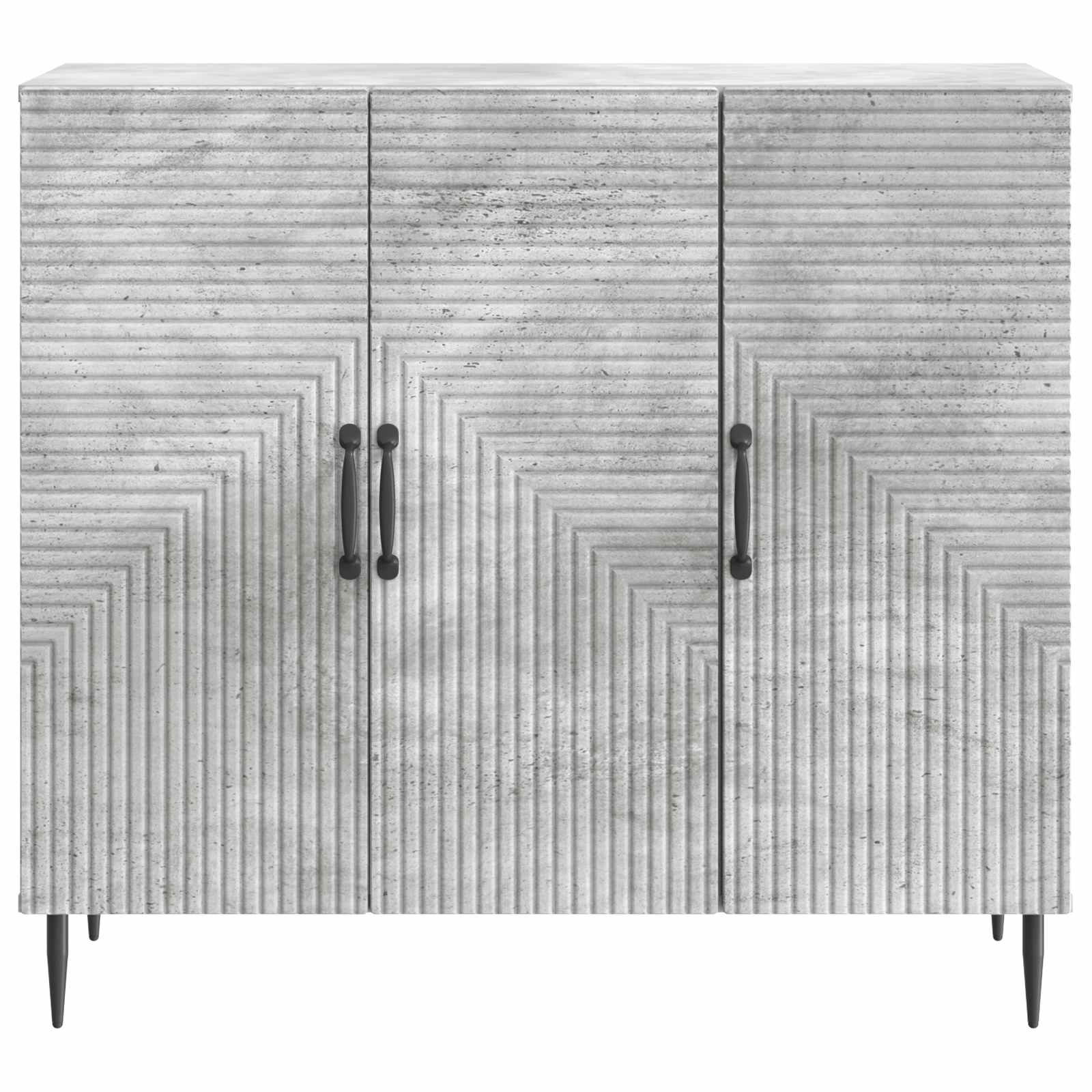 Servírovací Skříň Betonově Šedá 89 X 34,5 X 80 Cm