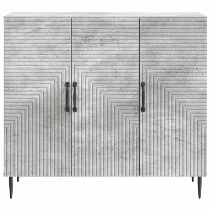 Servírovací Skříň Betonově Šedá 89 X 34,5 X 80 Cm