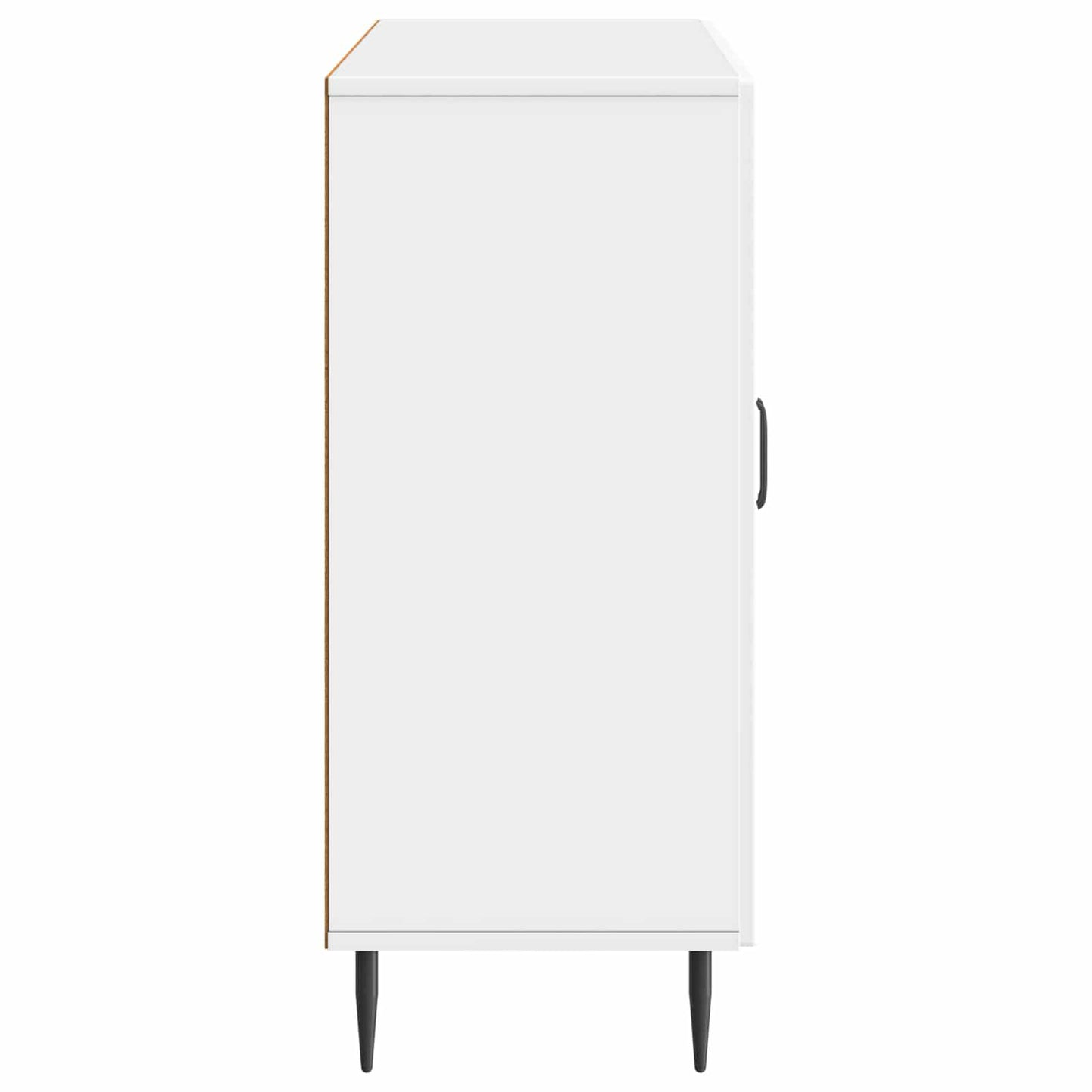Servírovací Skříň Bílá S Vysokým Leskem 89 X 34,5 X 80 Cm