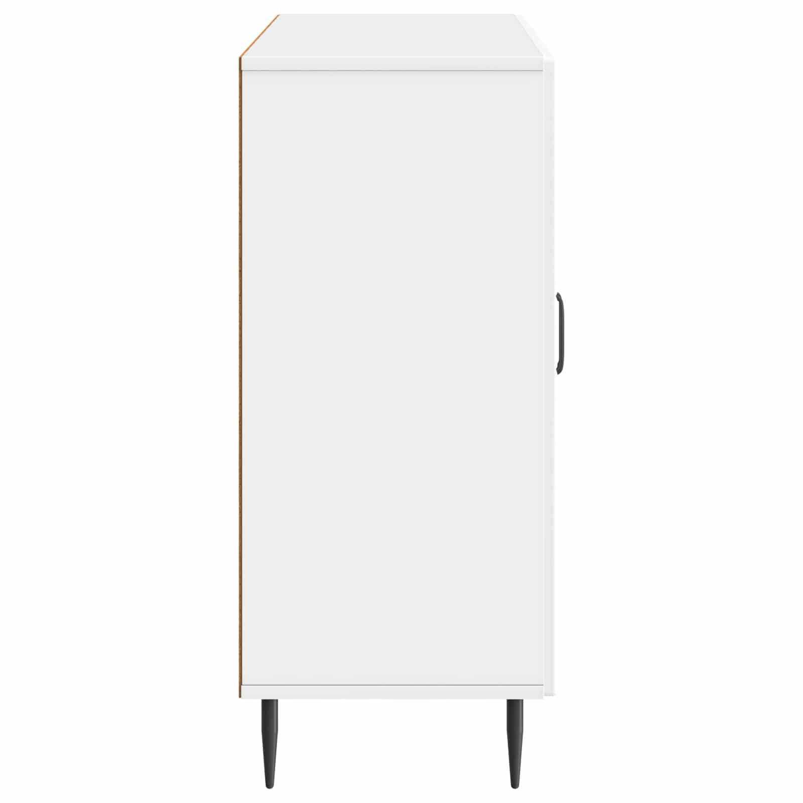 Servírovací Skříň Bílá S Vysokým Leskem 89 X 34,5 X 80 Cm