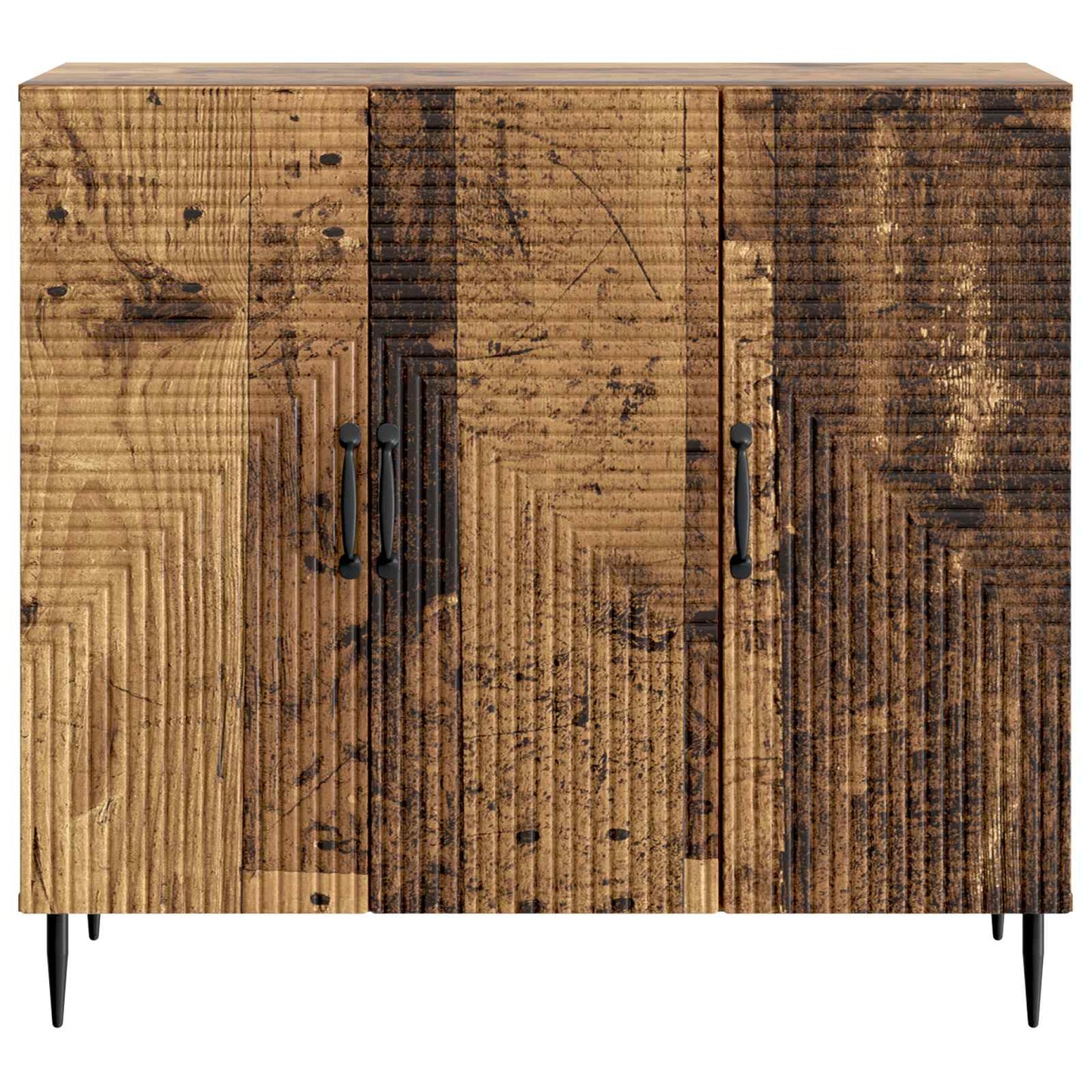 Servírovací Skříň Staré Dřevo 89 X 34,5 X 80 Cm