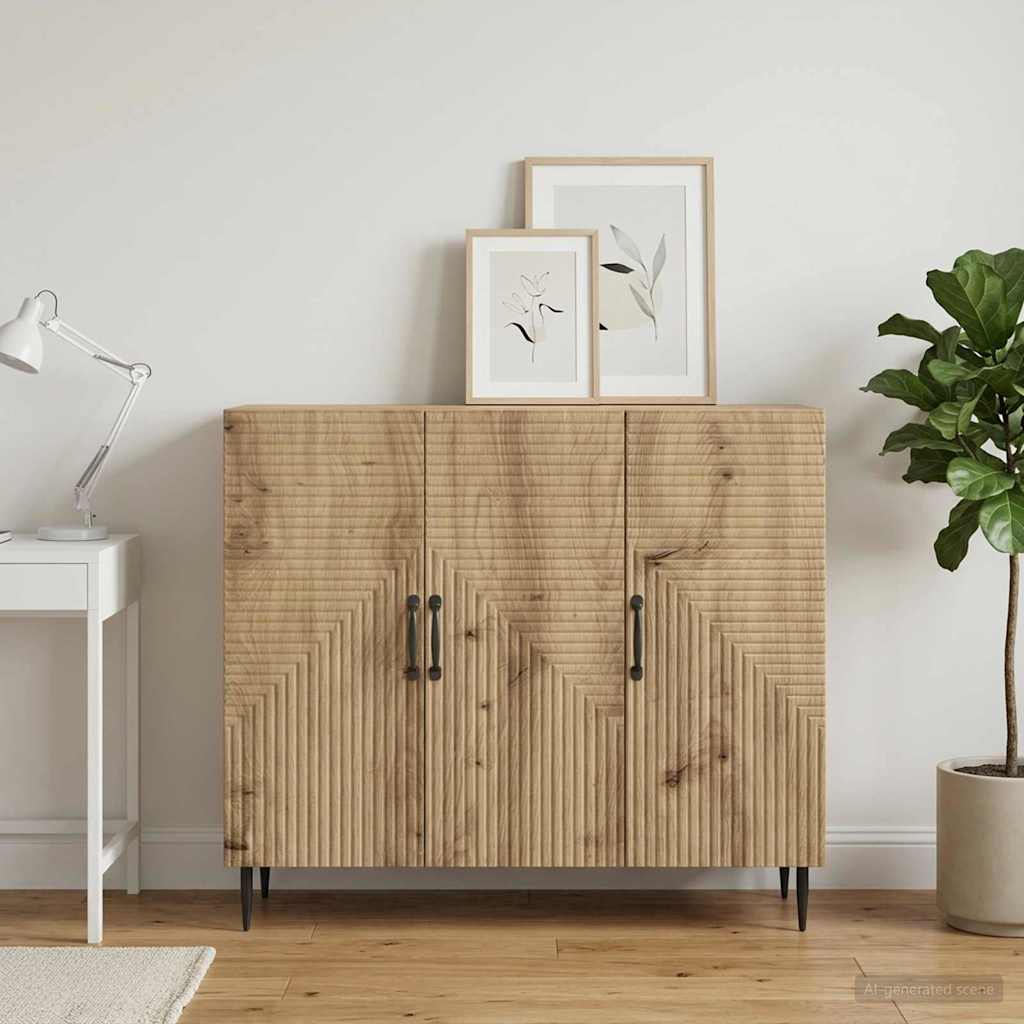 Servírovací Skříň Dub Artisan 89 X 34,5 X 80 Cm