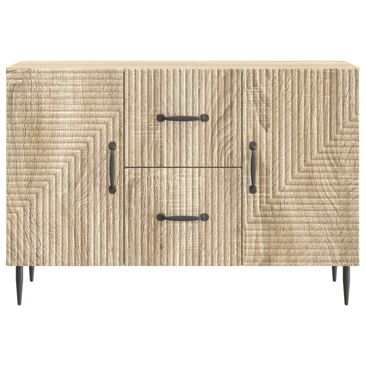 Servírovací Skříň Dub Sonoma 89 X 34,5 X 60 Cm Kompozitní Dřevo