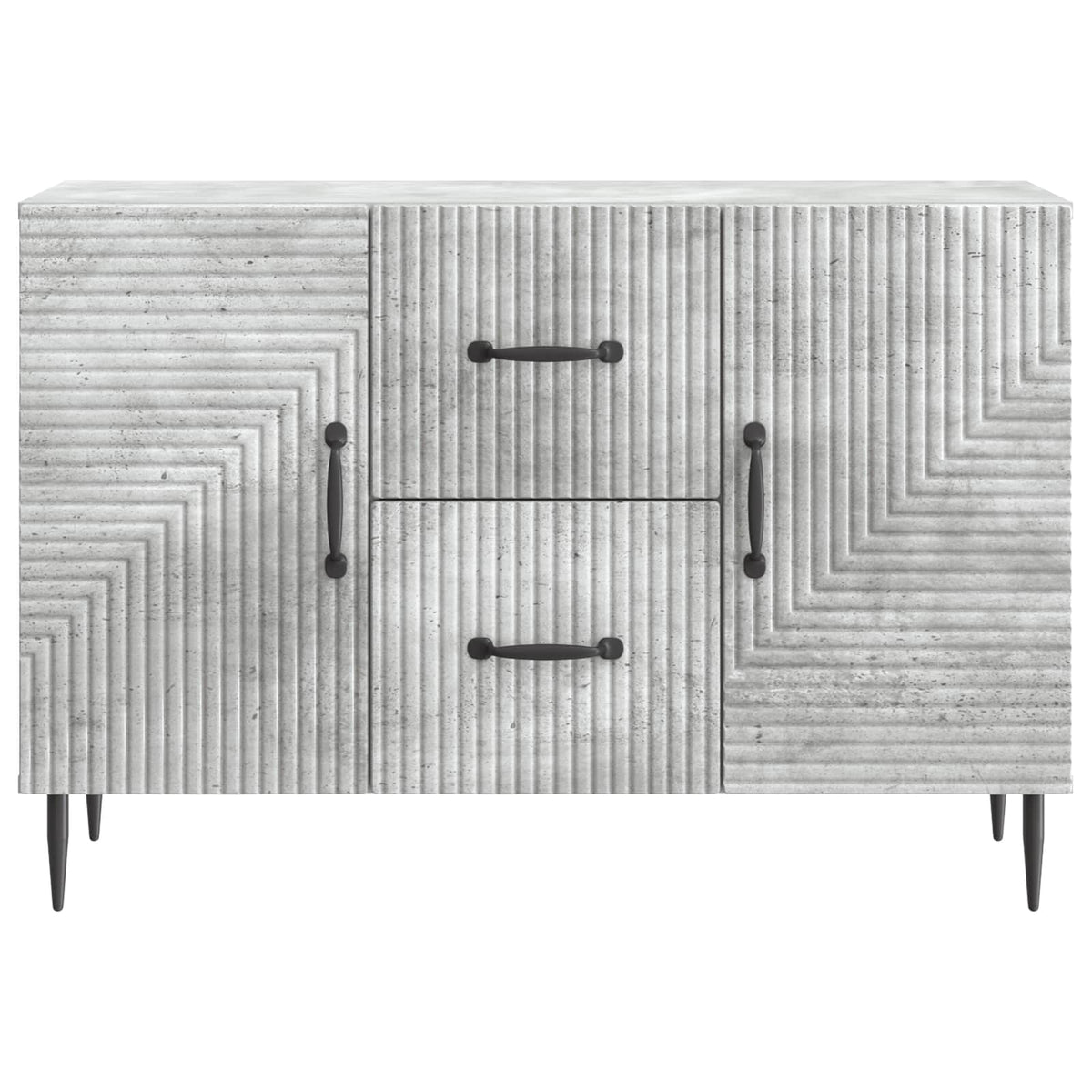Servírovací Skříň Se Zásuvkou Betonově Šedá 89 X 34,5 X 60 Cm