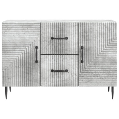 Servírovací Skříň Se Zásuvkou Betonově Šedá 89 X 34,5 X 60 Cm