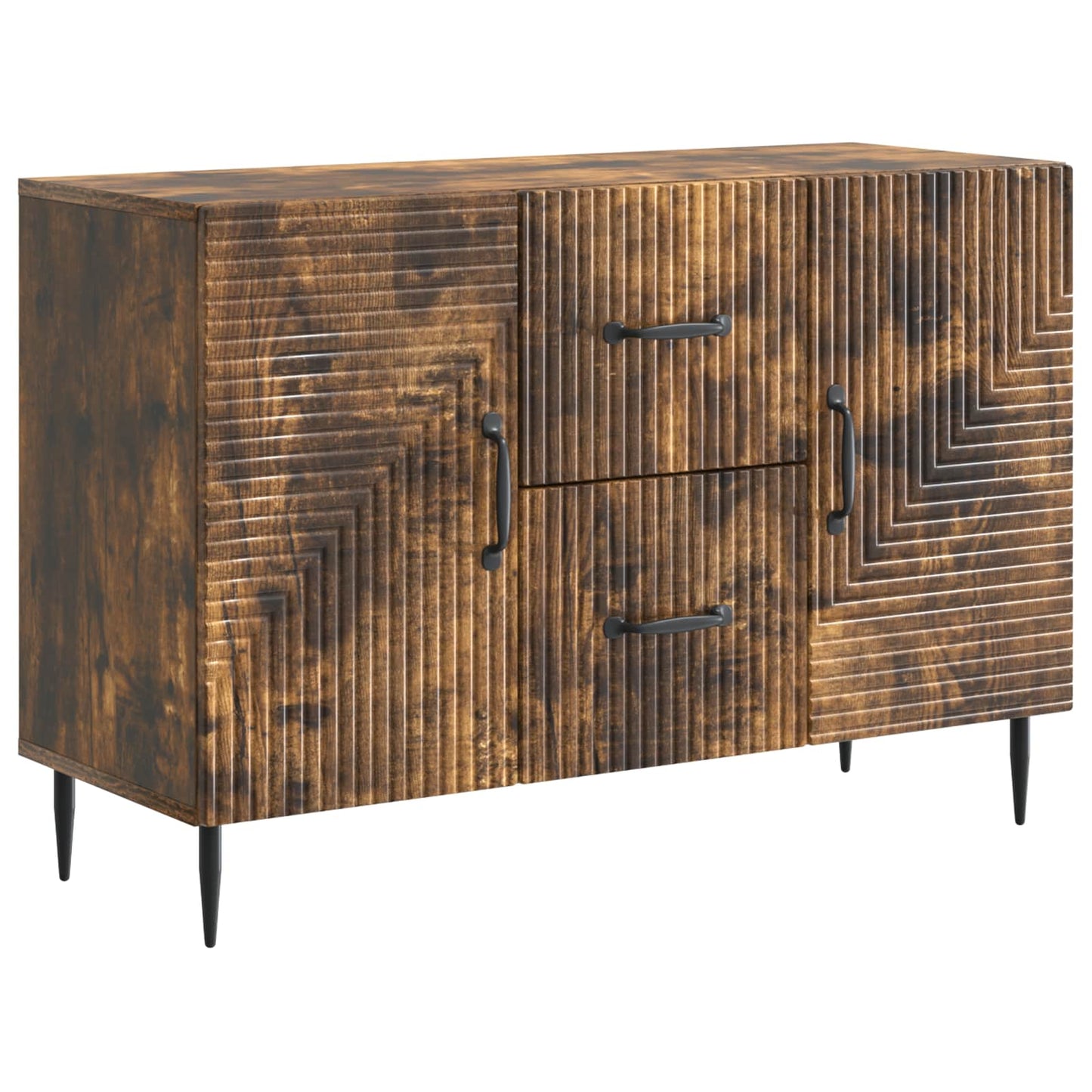 Servírovací Skříň Se Zásuvkou Kouřový Dub 89 X 34,5 X 60 Cm
