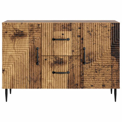 Servírovací Skříň Se Zásuvkou Staré Dřevo 89 X 34,5 X 60 Cm