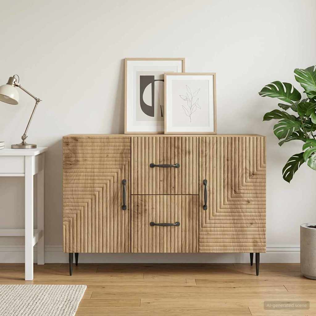 Servírovací Skříň Dub Artisan 89 X 34,5 X 60 Cm