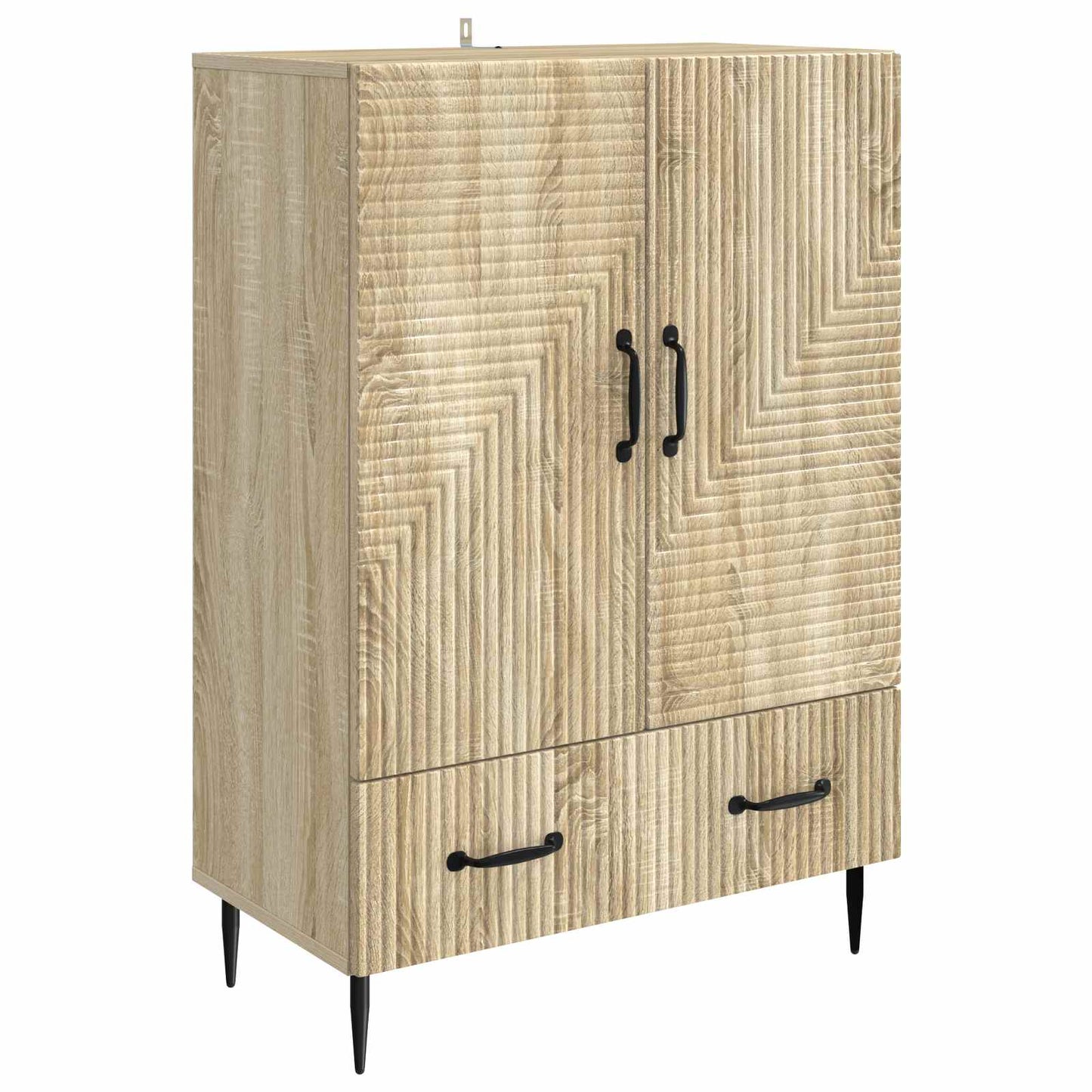 Servírovací Skříň Dub Sonoma 66 X 34,5 X 95 Cm Kompozitní Dřevo