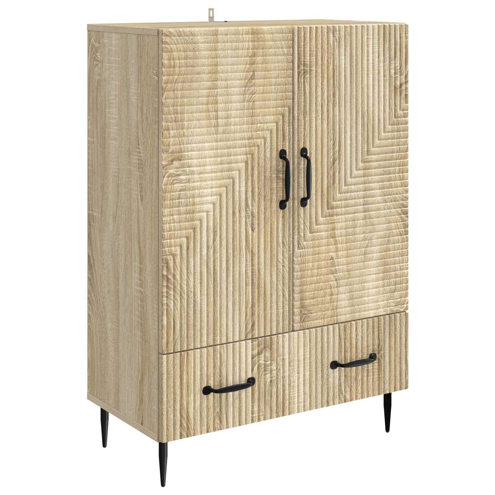 Servírovací Skříň Dub Sonoma 66 X 34,5 X 95 Cm Kompozitní Dřevo
