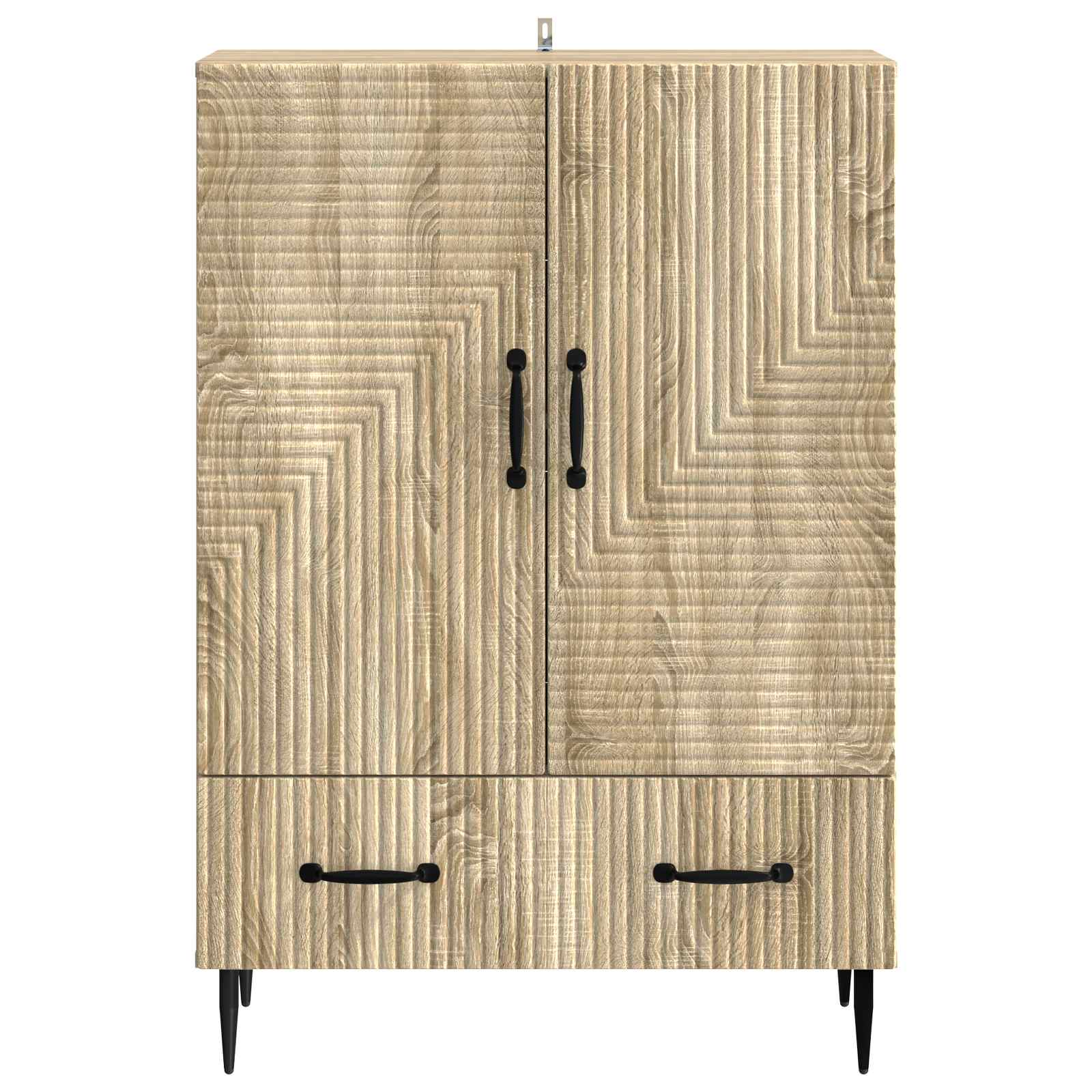 Servírovací Skříň Dub Sonoma 66 X 34,5 X 95 Cm Kompozitní Dřevo