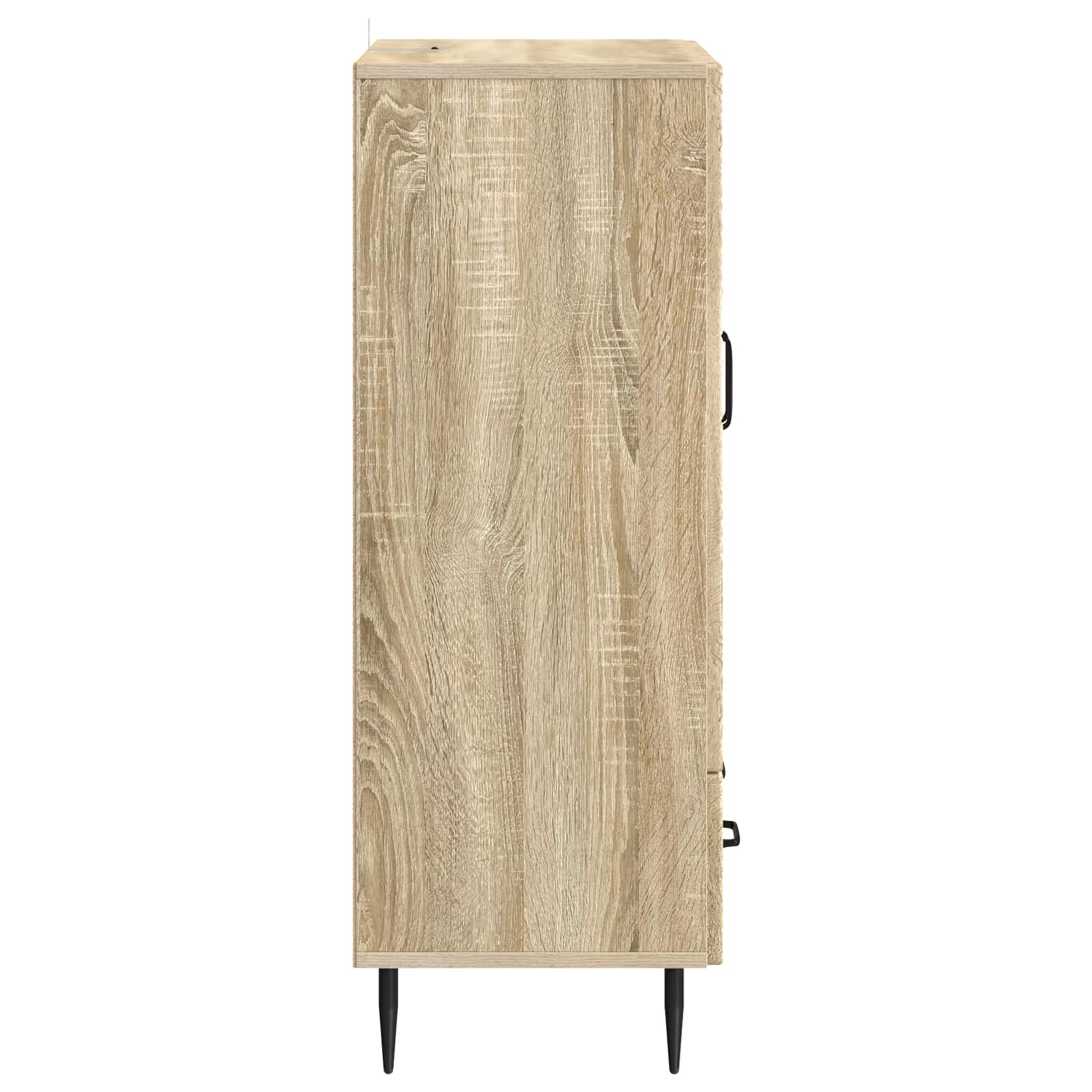 Servírovací Skříň Dub Sonoma 66 X 34,5 X 95 Cm Kompozitní Dřevo