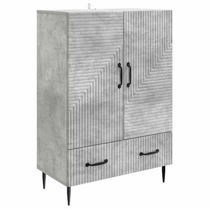Servírovací Skříň Se Zásuvkou Betonově Šedá 66 X 34,5 X 95 Cm