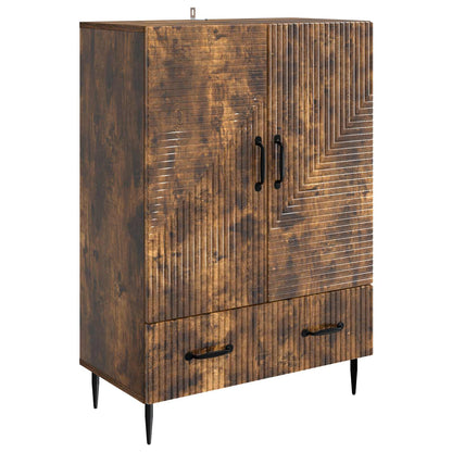 Servírovací Skříň Se Zásuvkou Kouřový Dub 66 X 34,5 X 95 Cm
