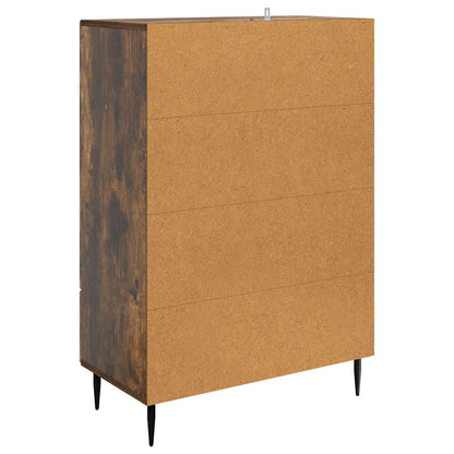 Servírovací Skříň Se Zásuvkou Kouřový Dub 66 X 34,5 X 95 Cm