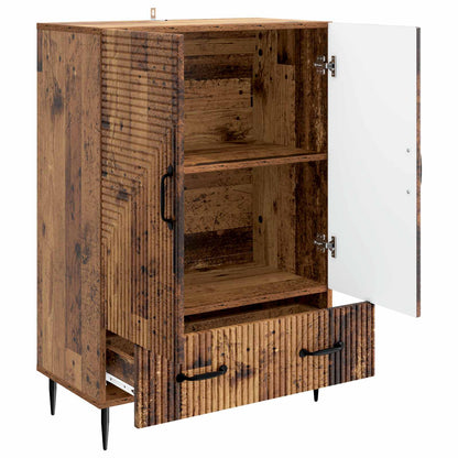 Servírovací Skříň Se Zásuvkou Staré Dřevo 66 X 34,5 X 95 Cm