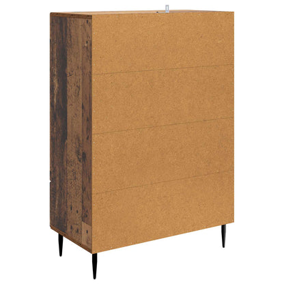 Servírovací Skříň Se Zásuvkou Staré Dřevo 66 X 34,5 X 95 Cm