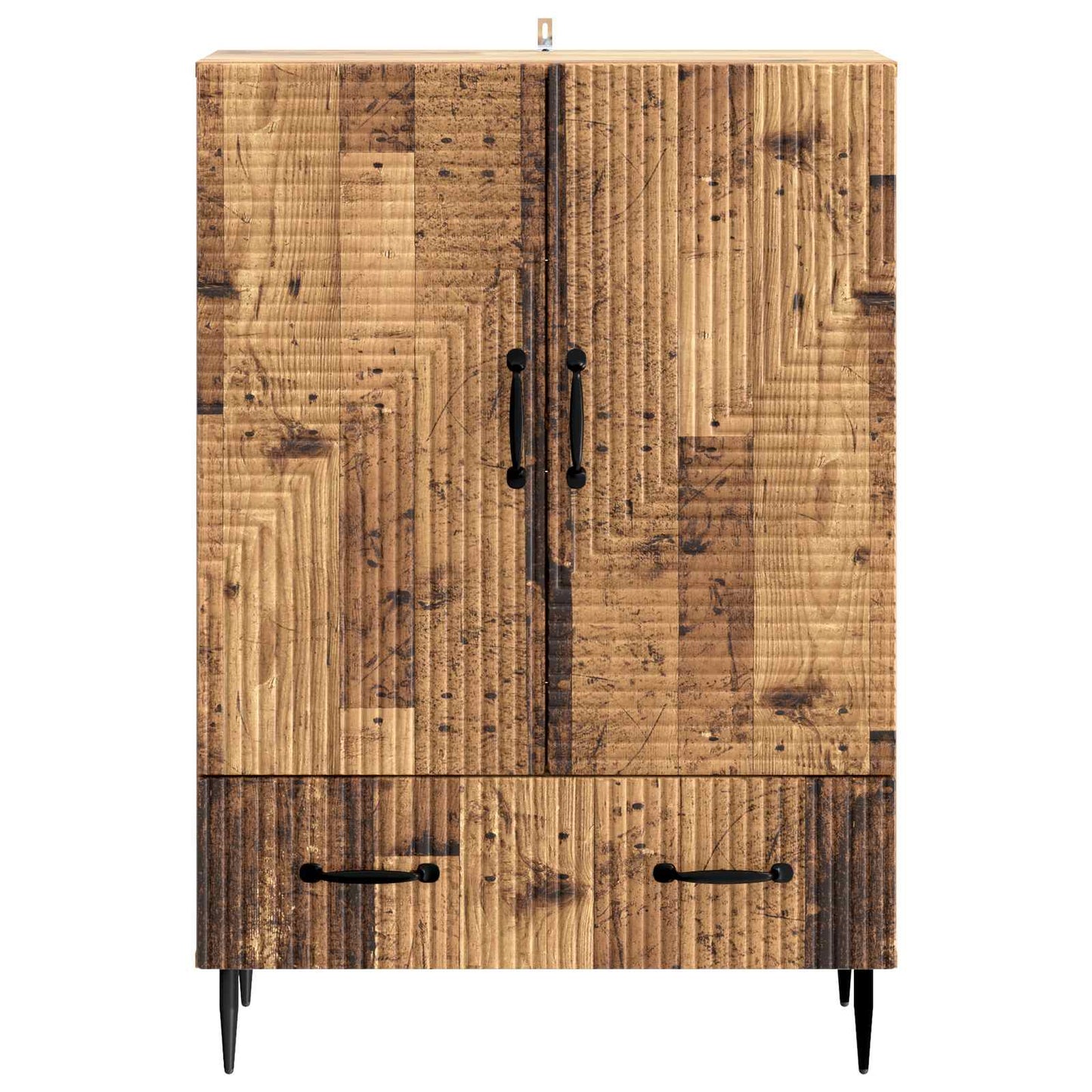 Servírovací Skříň Se Zásuvkou Staré Dřevo 66 X 34,5 X 95 Cm
