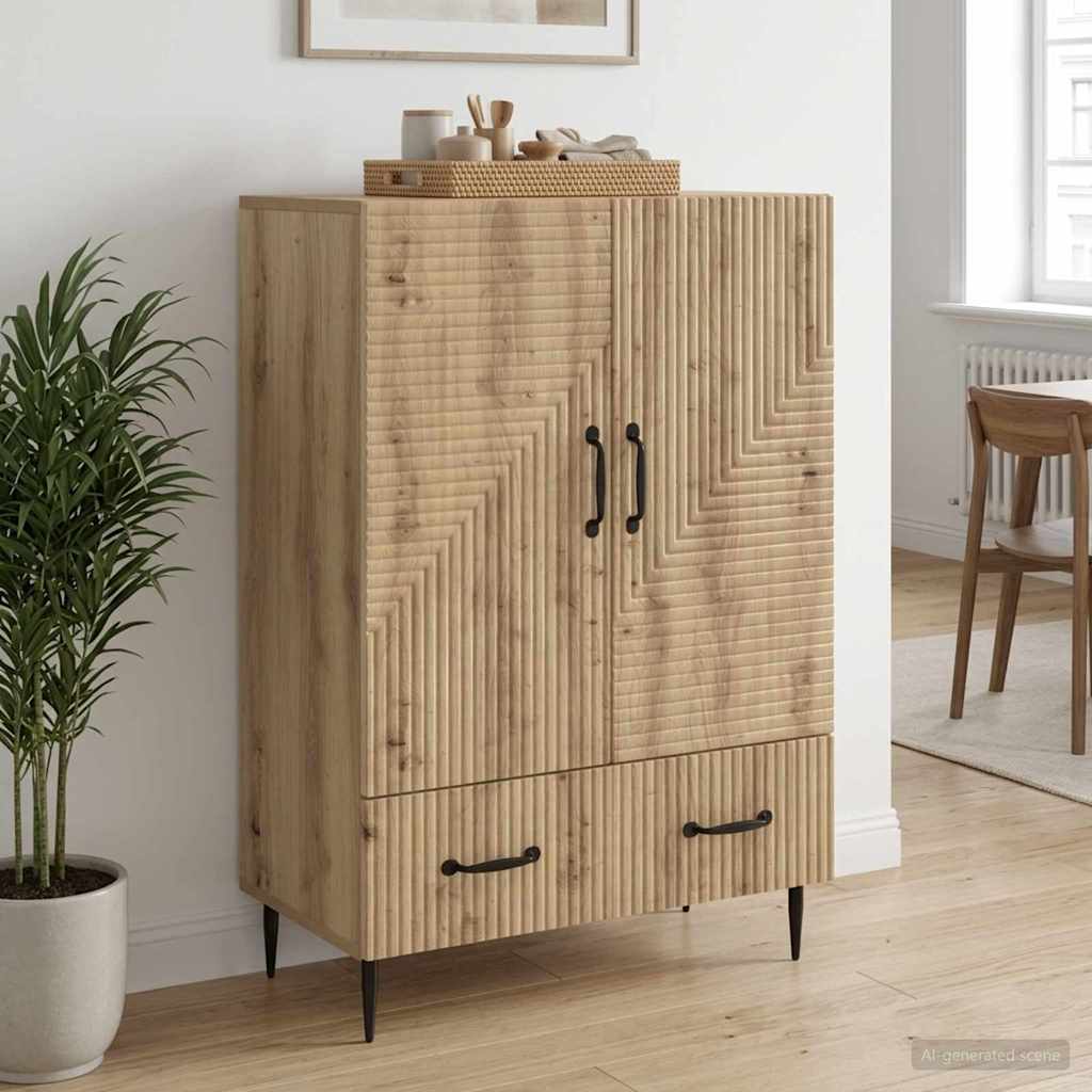 Servírovací Skříň Dub Artisan 66 X 34,5 X 95 Cm