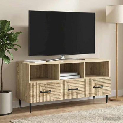 Televizní Skříň Dub Sonoma 102 X 34,5 X 50 Cm Kompozitní Dřevo