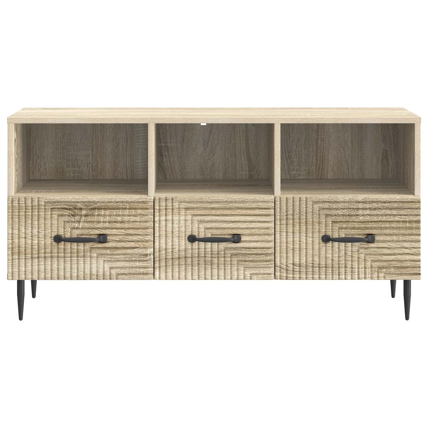 Televizní Skříň Dub Sonoma 102 X 34,5 X 50 Cm Kompozitní Dřevo