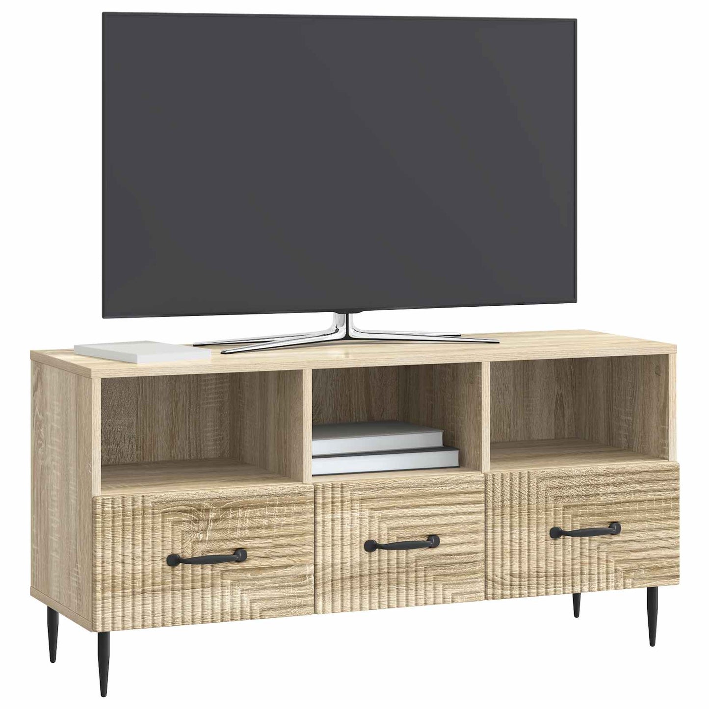 Televizní Skříň Dub Sonoma 102 X 34,5 X 50 Cm Kompozitní Dřevo