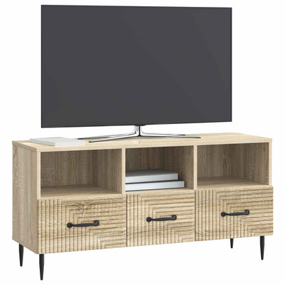 Televizní Skříň Dub Sonoma 102 X 34,5 X 50 Cm Kompozitní Dřevo