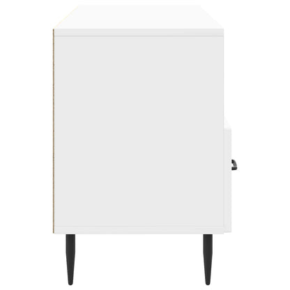 Televizní Skříň Bílá S Vysokým Leskem 102 X 34,5 X 50 Cm