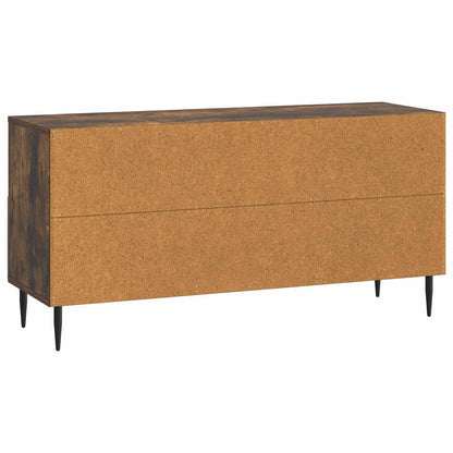 Televizní Skříň Kouřový Dub 102 X 34,5 X 50 Cm Kompozitní Dřevo