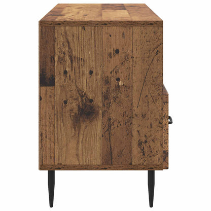 Televizní Skříň Staré Dřevo 102 X 34,5 X 50 Cm Kompozitní Dřevo