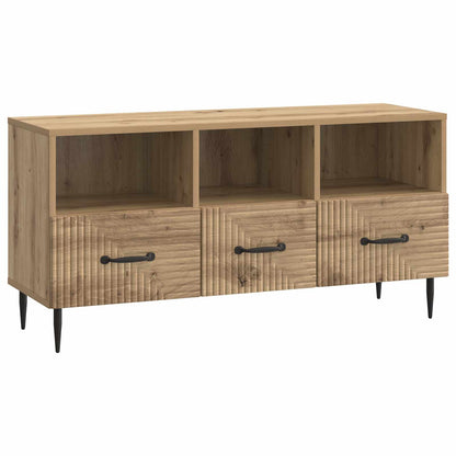 Televizní Skříň 102 X 34,5 X 50 Cm Dub Artisan Kompozitní Dřevo