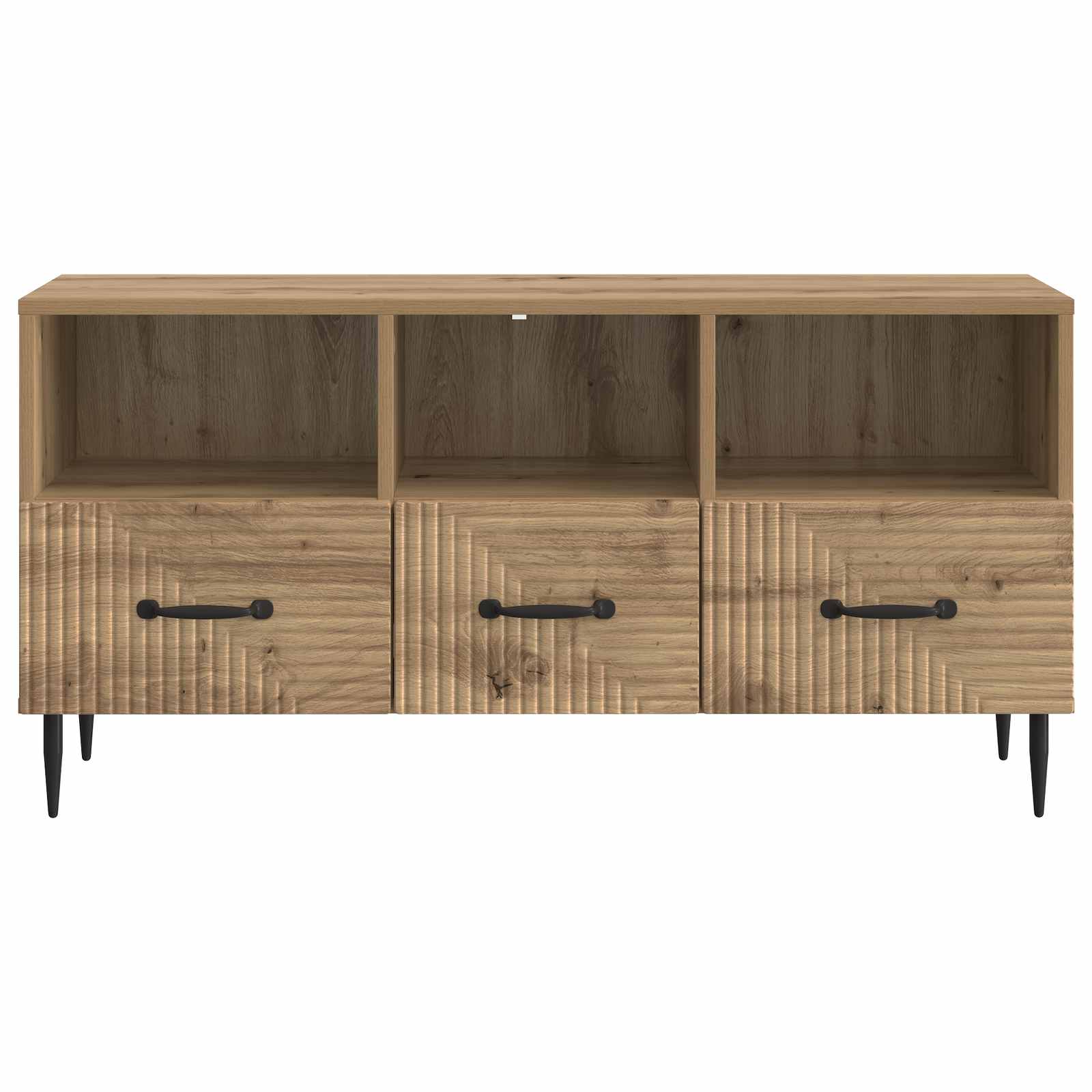 Televizní Skříň 102 X 34,5 X 50 Cm Dub Artisan Kompozitní Dřevo