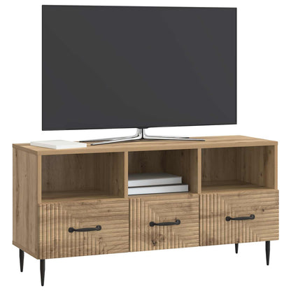 Televizní Skříň 102 X 34,5 X 50 Cm Dub Artisan Kompozitní Dřevo