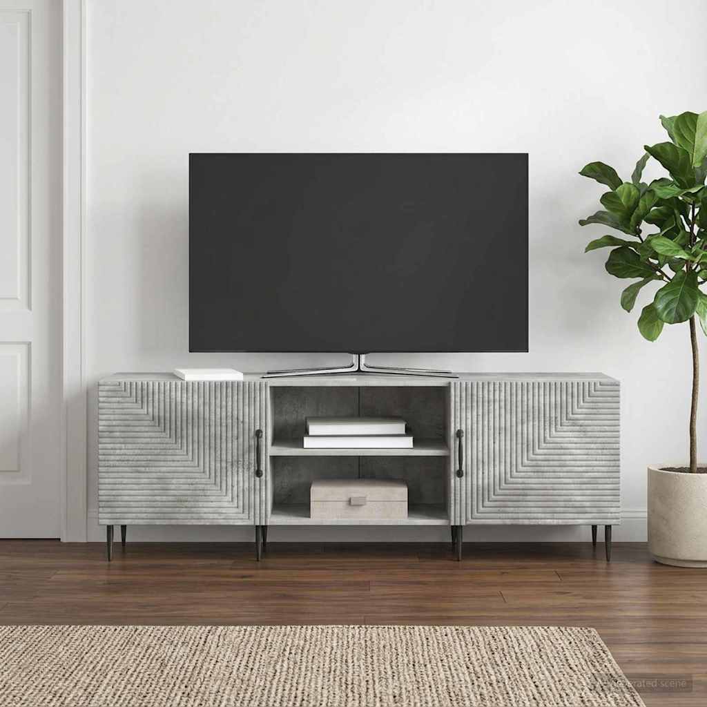 Televizní Skříň Betonově Šedá 150 X 31 X 50 Cm Kompozitní Dřevo