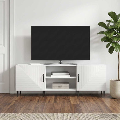 Televizní Skříň Bílá S Vysokým Leskem 150 X 31 X 50 Cm