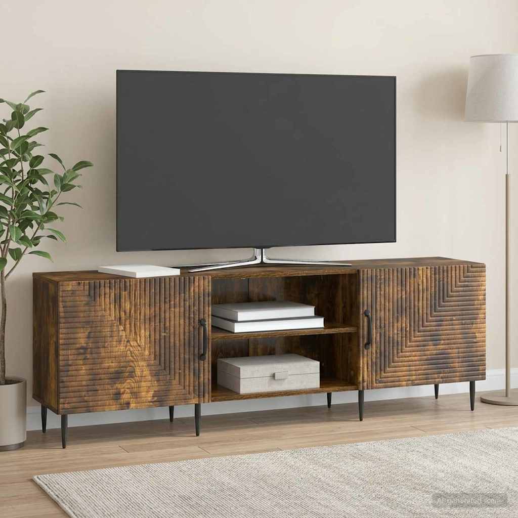 Televizní Skříň Kouřový Dub 150 X 31 X 50 Cm Kompozitní Dřevo