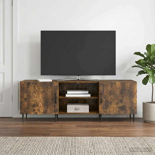 Televizní Skříň Kouřový Dub 150 X 31 X 50 Cm Kompozitní Dřevo