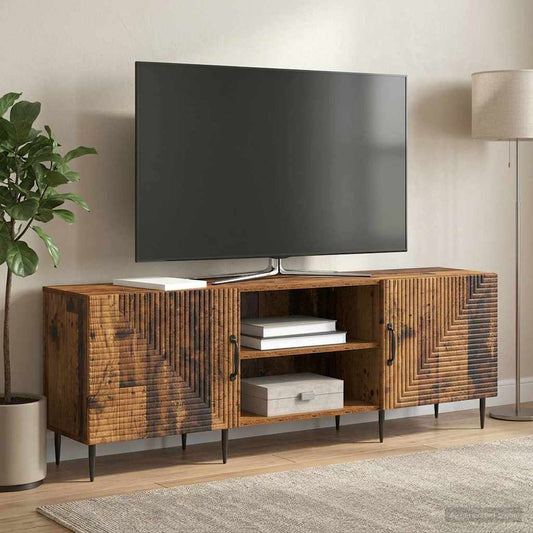 Televizní Skříň Staré Dřevo 150 X 31 X 50 Cm Kompozitní Dřevo