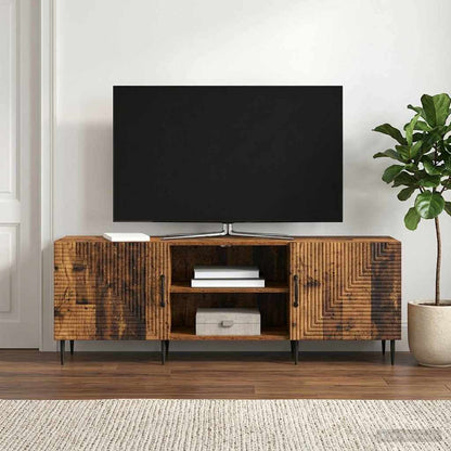 Televizní Skříň Staré Dřevo 150 X 31 X 50 Cm Kompozitní Dřevo