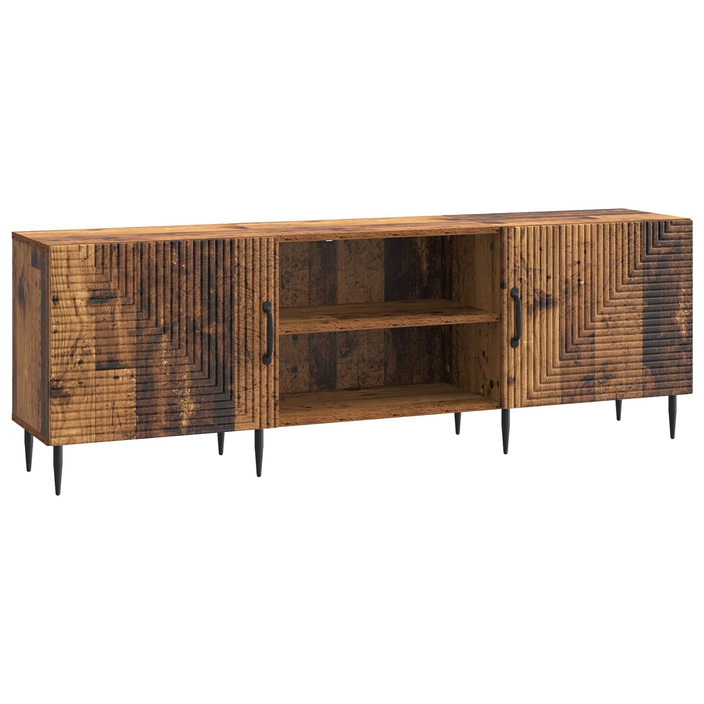 Televizní Skříň Staré Dřevo 150 X 31 X 50 Cm Kompozitní Dřevo