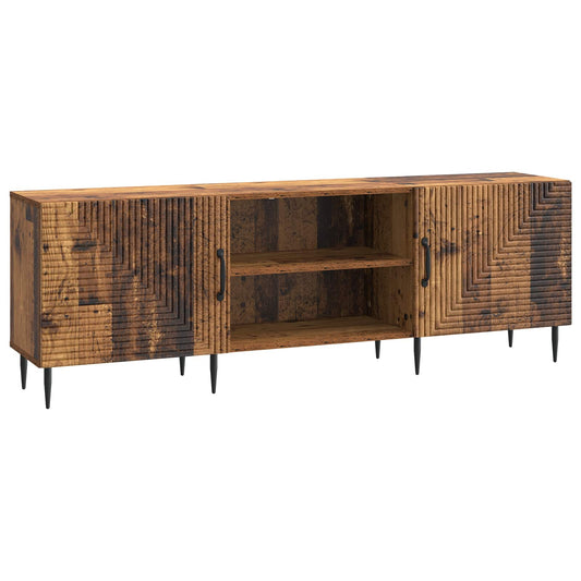 Televizní Skříň Staré Dřevo 150 X 31 X 50 Cm Kompozitní Dřevo
