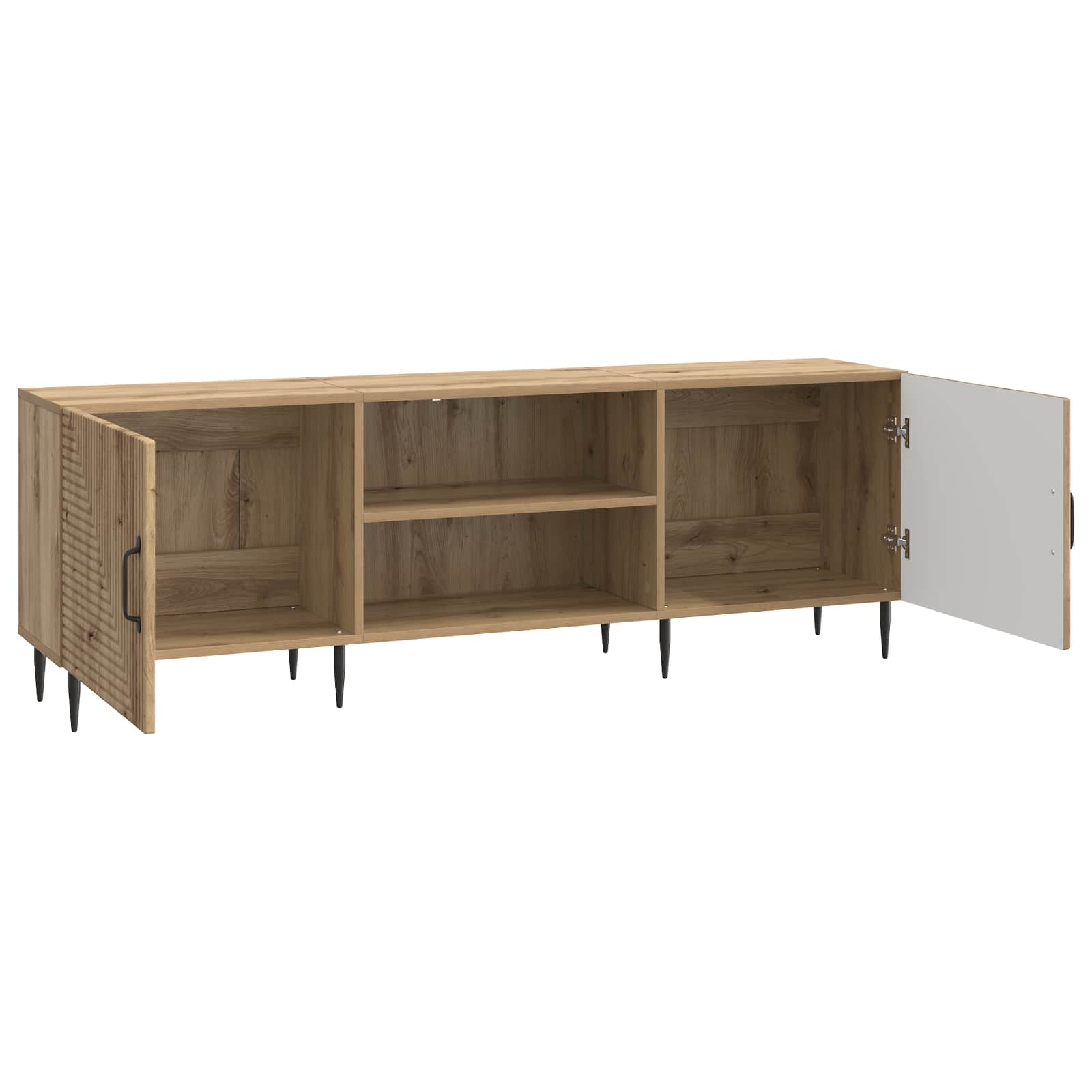 Televizní Skříň 150 X 31 X 50 Cm Dub Artisan Kompozitní Dřevo