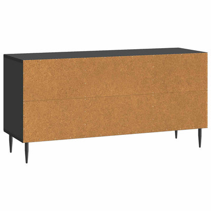 Televizní Skříň Černá 102 X 34,5 X 50 Cm Kompozitní Dřevo
