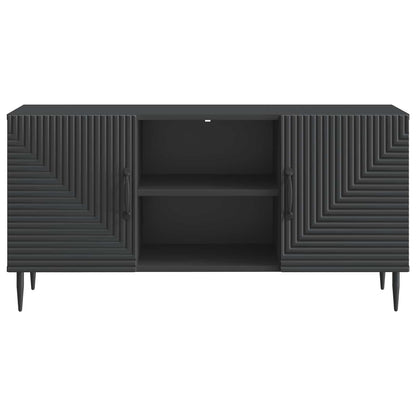 Televizní Skříň Černá 102 X 34,5 X 50 Cm Kompozitní Dřevo