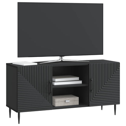 Televizní Skříň Černá 102 X 34,5 X 50 Cm Kompozitní Dřevo